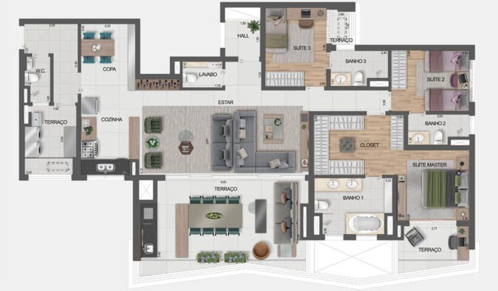 Apartamento, 4 quartos, 176 m² - Foto 8