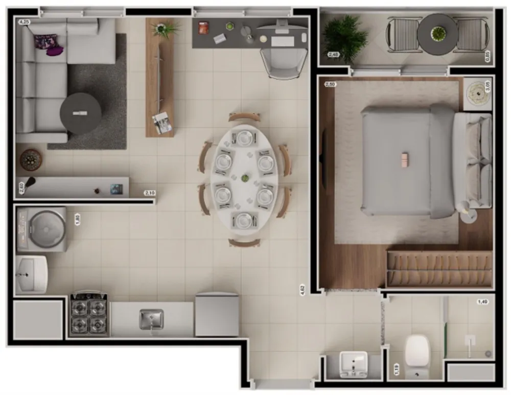 Apartamento, 2 quartos, 33 m² - Foto 10