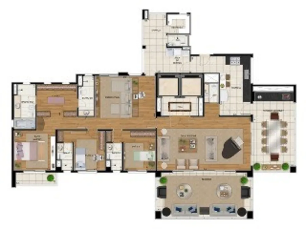 Apartamento, 4 quartos, 260 m² - Foto 21