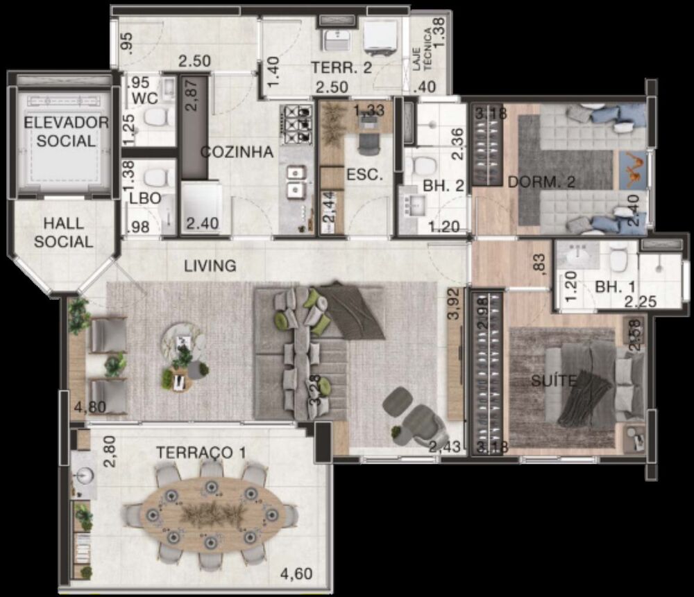 Apartamento, 3 quartos, 95 m² - Foto 5