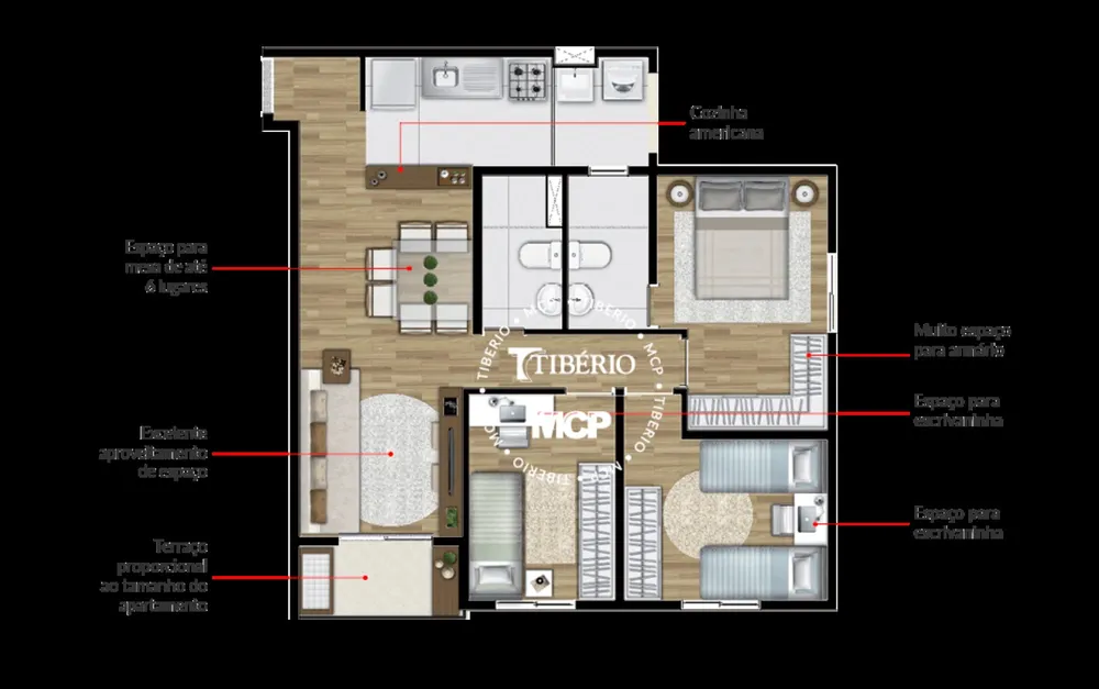 Apartamento, 2 quartos, 50 m² - Foto 19