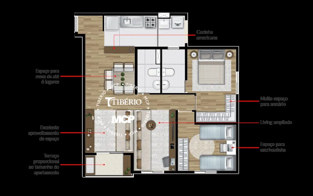 Apartamento, 2 quartos, 50 m² - Foto 20