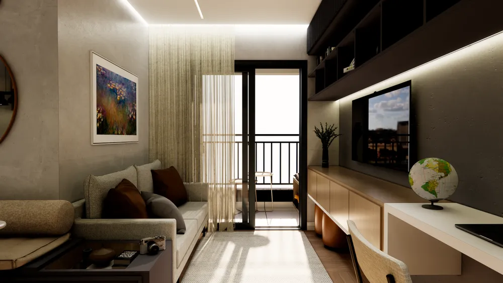 Apartamento, 2 quartos, 44 m² - Foto 2