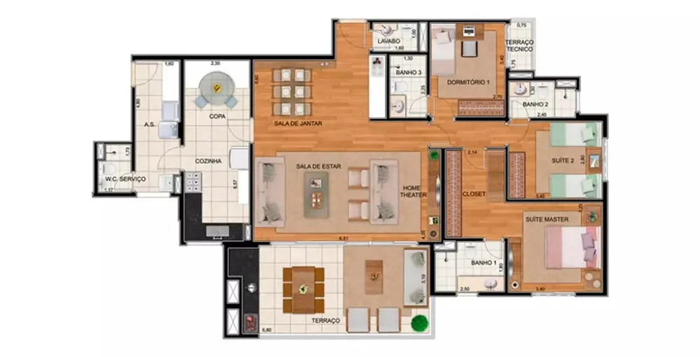 Apartamento, 4 quartos, 162 m² - Foto 16