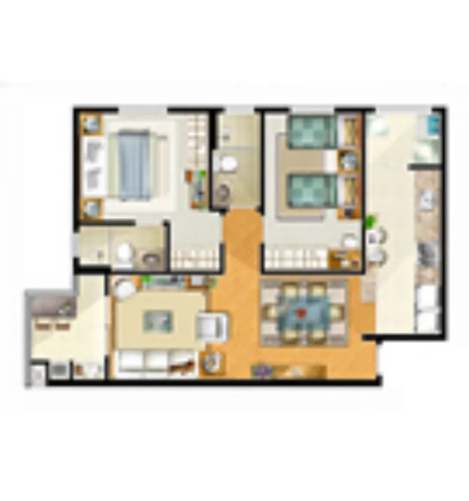 Apartamento, 2 quartos, 69 m² - Foto 7