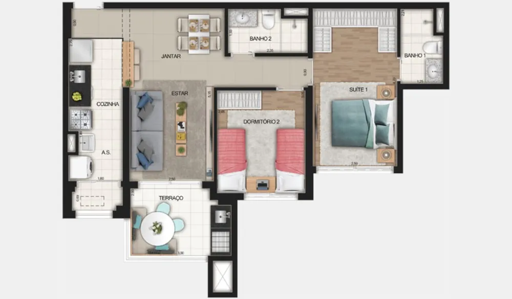 Apartamento, 2 quartos, 91 m² - Foto 10