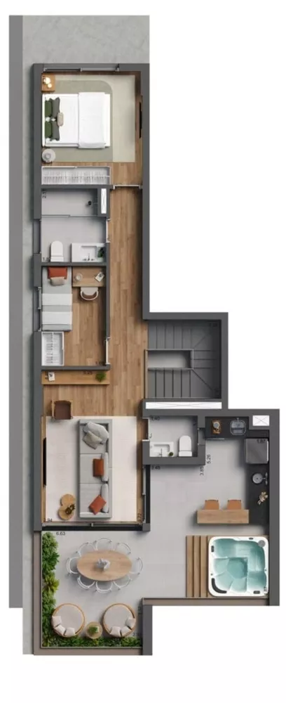 Apartamento, 3 quartos, 98 m² - Foto 1