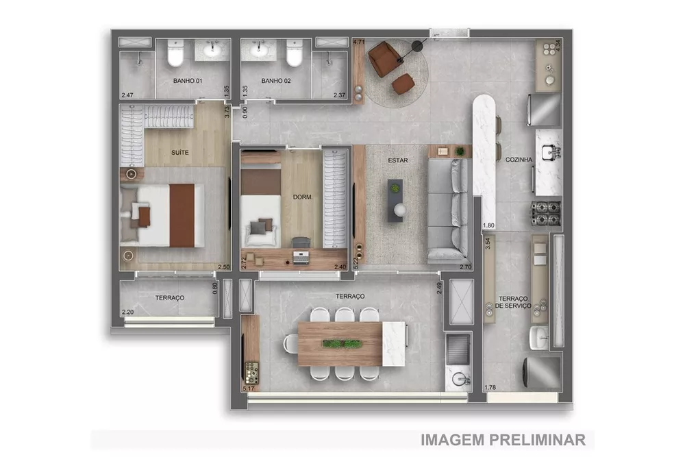 Apartamento, 3 quartos, 96 m² - Foto 22