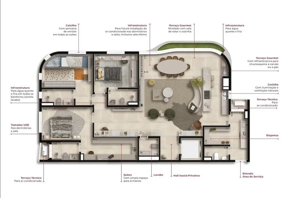 Apartamento, 4 quartos, 299 m² - Foto 5