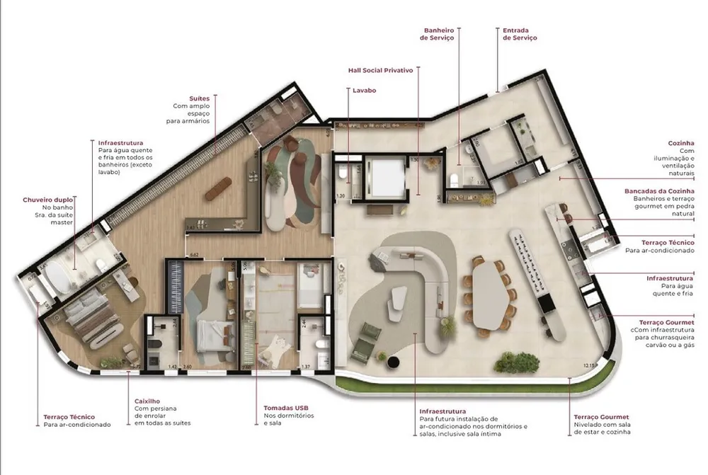 Apartamento, 4 quartos, 299 m² - Foto 7