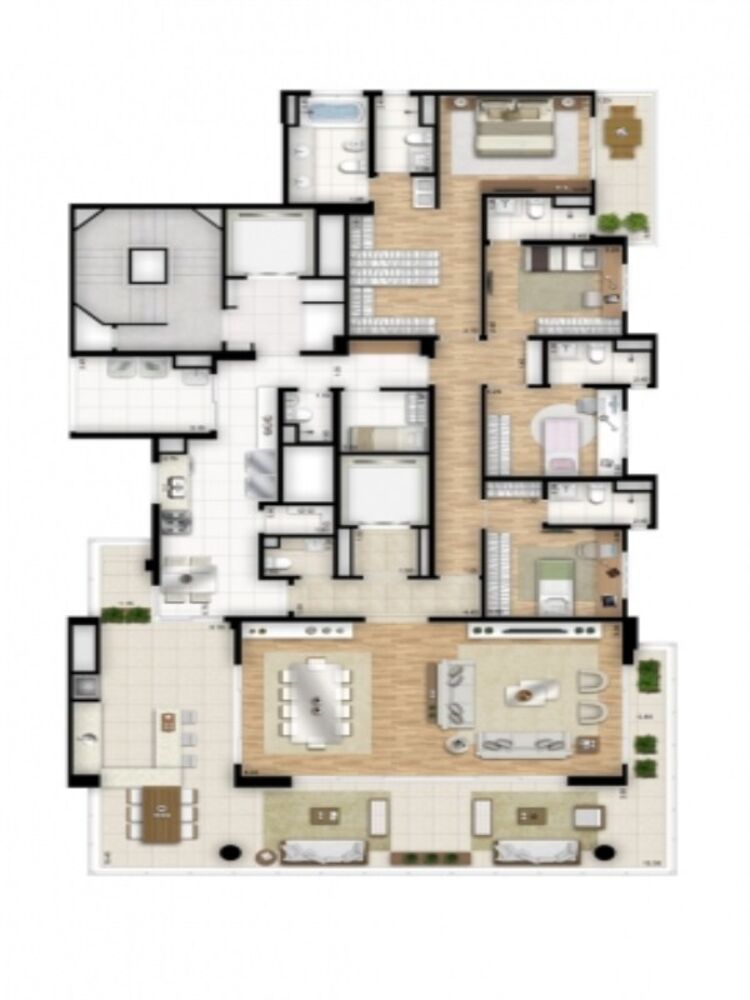 Apartamento, 4 quartos, 283 m² - Foto 7