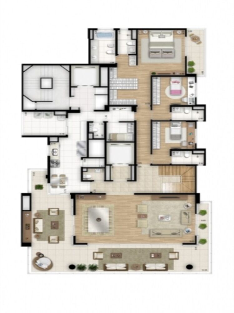 Apartamento, 4 quartos, 283 m² - Foto 9