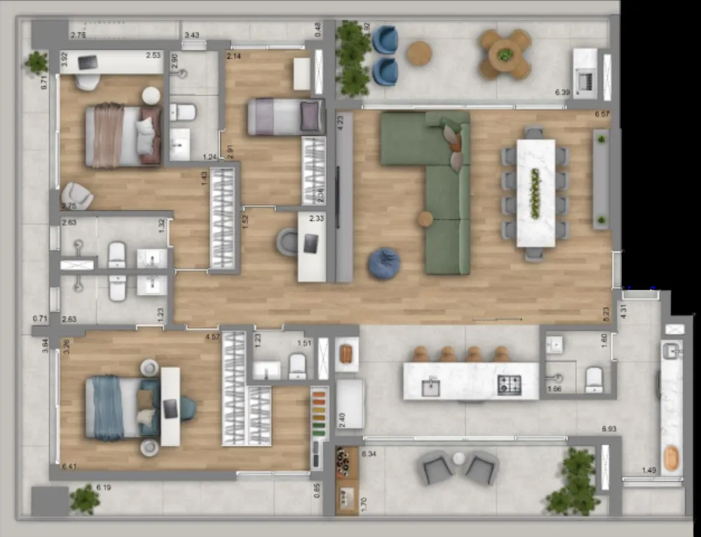 Apartamento, 1 quarto, 41 m² - Foto 4