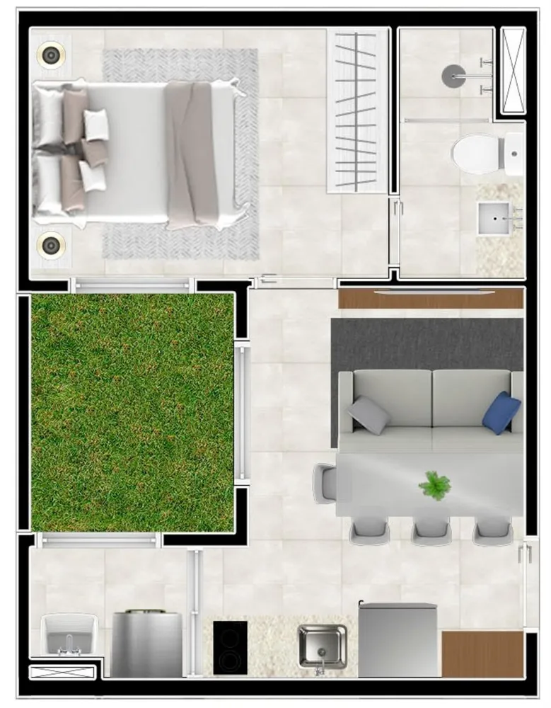 Apartamento, 1 quarto, 28 m² - Foto 11