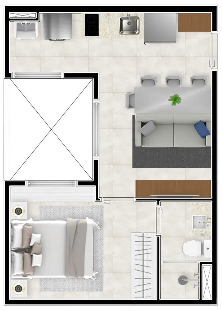 Apartamento, 1 quarto, 28 m² - Foto 14