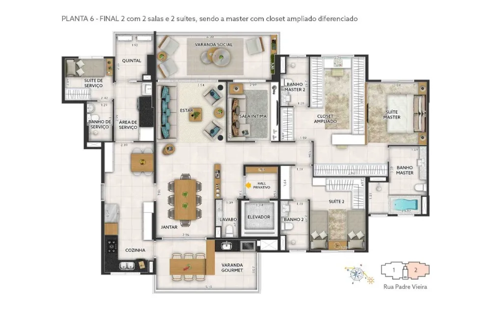 Apartamento, 4 quartos, 185 m² - Foto 9