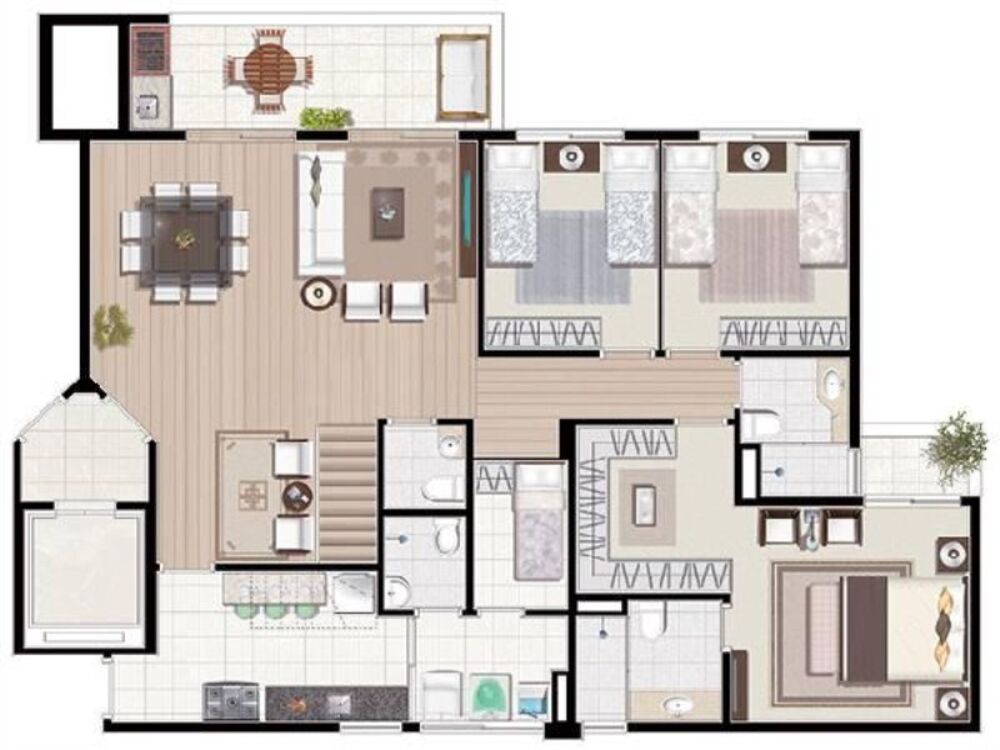 Apartamento, 4 quartos, 116 m² - Foto 9