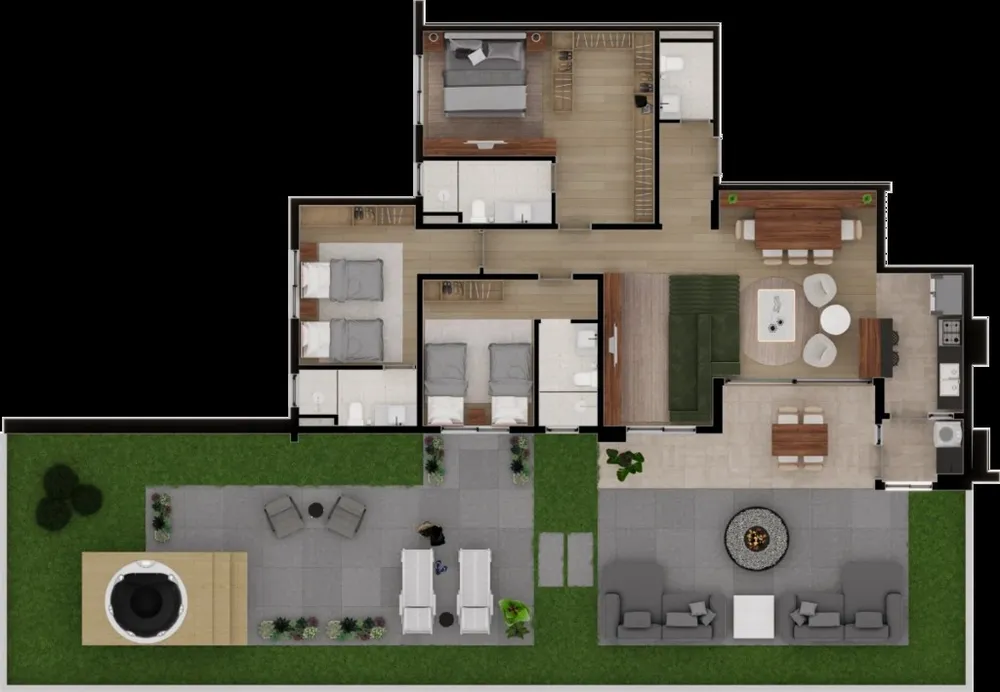 Apartamento, 4 quartos, 301 m² - Foto 4