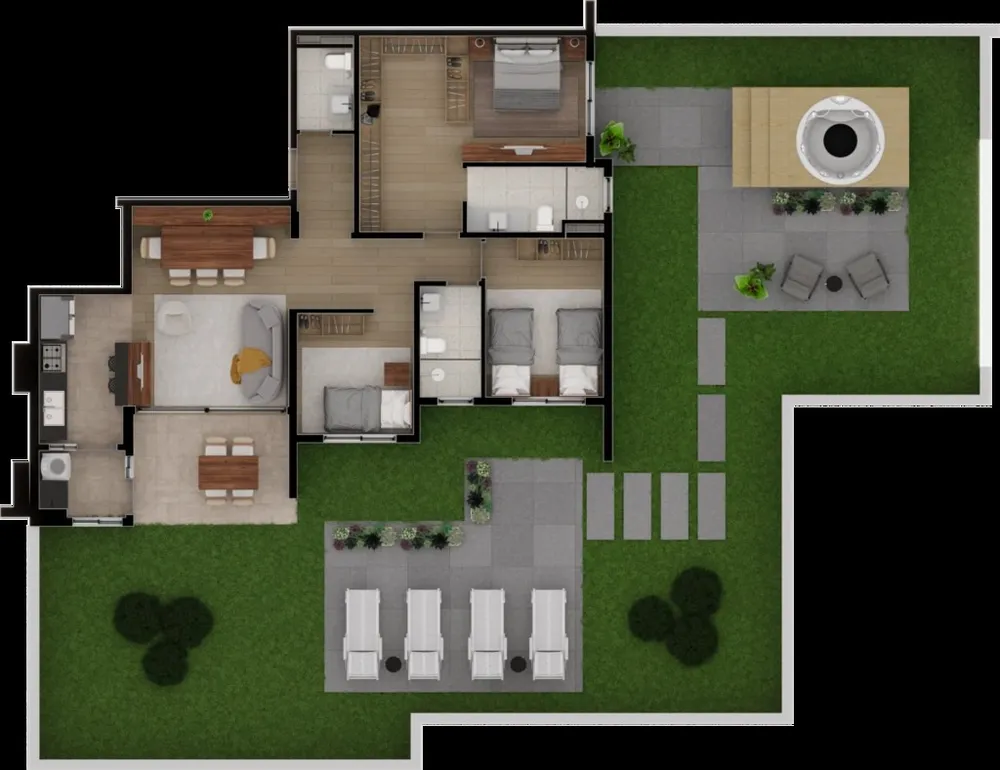 Apartamento, 4 quartos, 301 m² - Foto 2