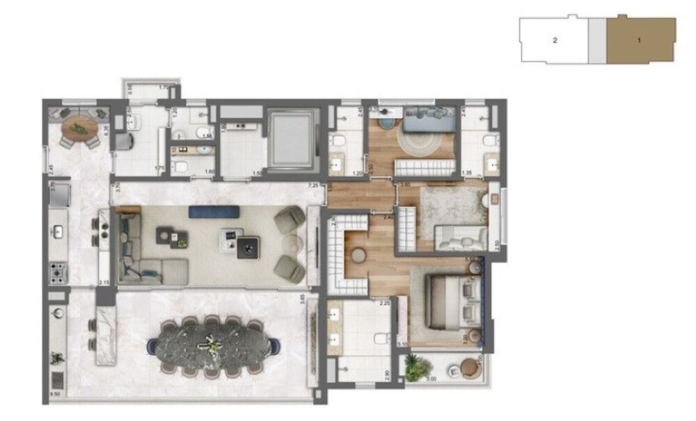 Apartamento, 3 quartos, 165 m² - Foto 12