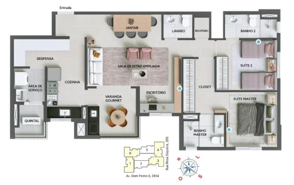 Apartamento, 2 quartos, 76 m² - Foto 7