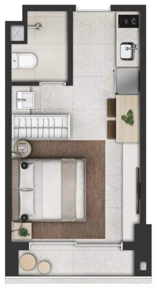 Apartamento, 1 quarto, 22 m² - Foto 7