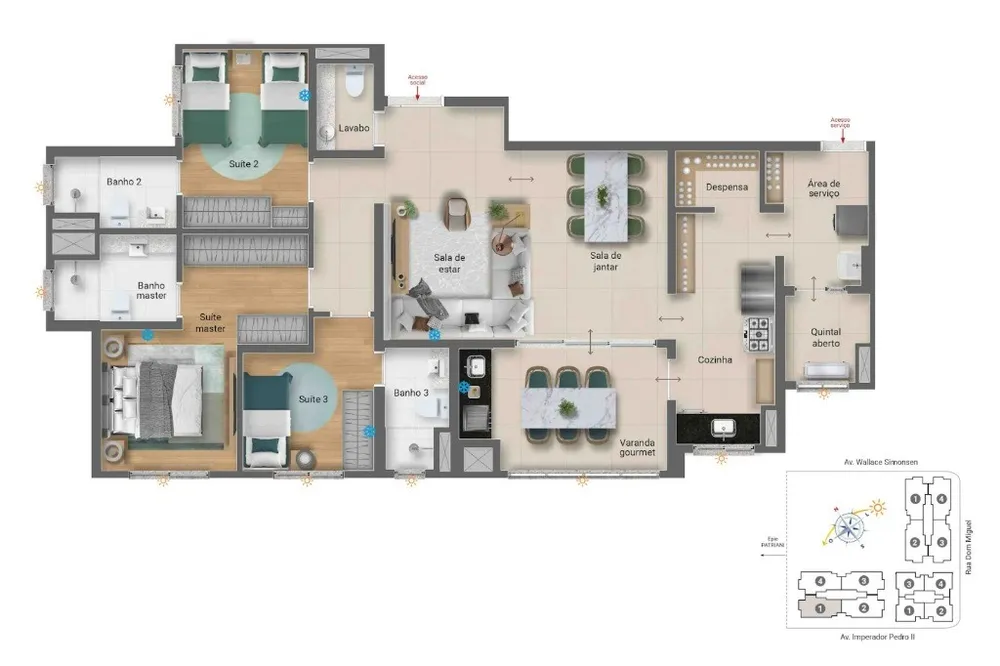 Apartamento, 2 quartos, 85 m² - Foto 7