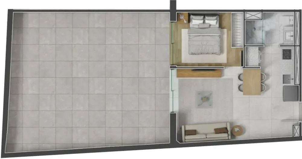 Apartamento, 1 quarto, 32 m² - Foto 3