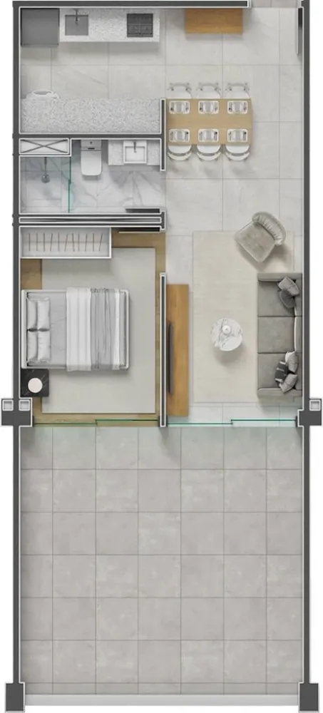 Apartamento, 1 quarto, 32 m² - Foto 7