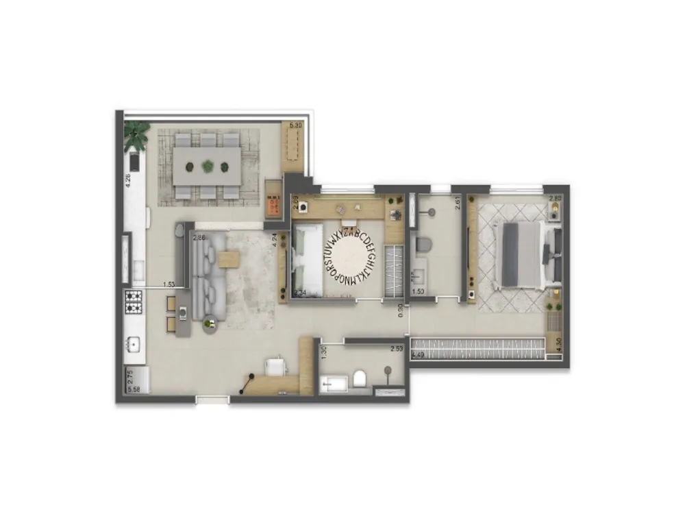 Apartamento, 2 quartos, 80 m² - Foto 4