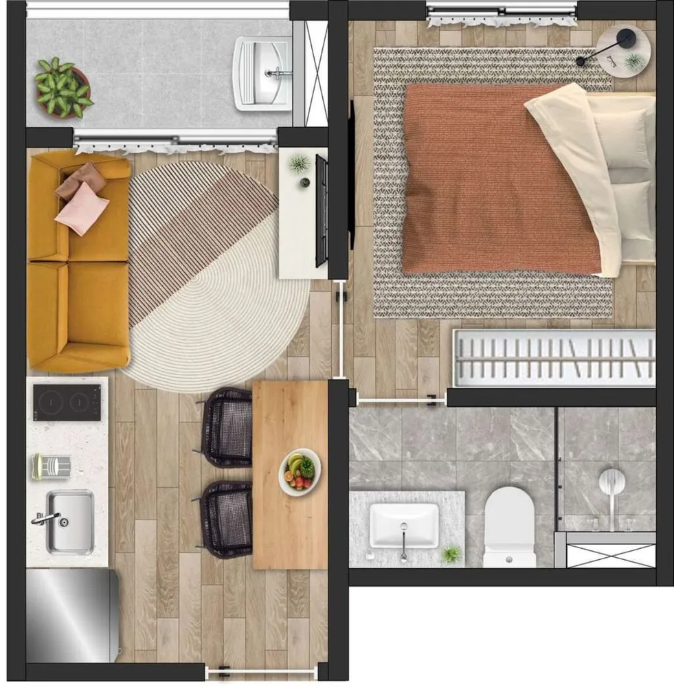 Apartamento, 2 quartos, 47 m² - Foto 8