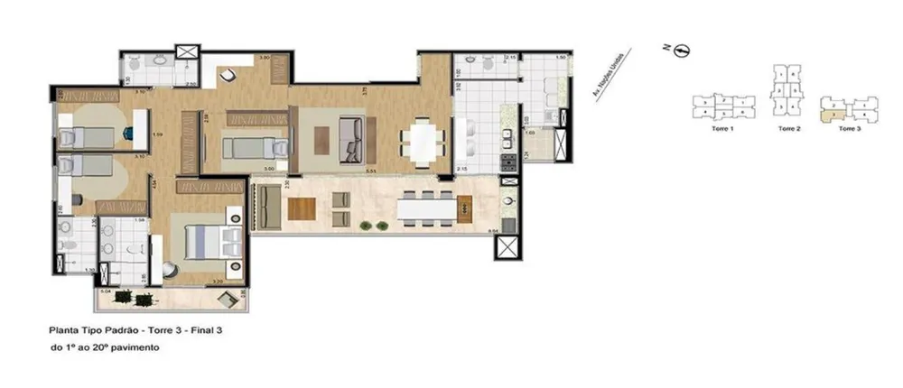 Apartamento, 3 quartos, 151 m² - Foto 6