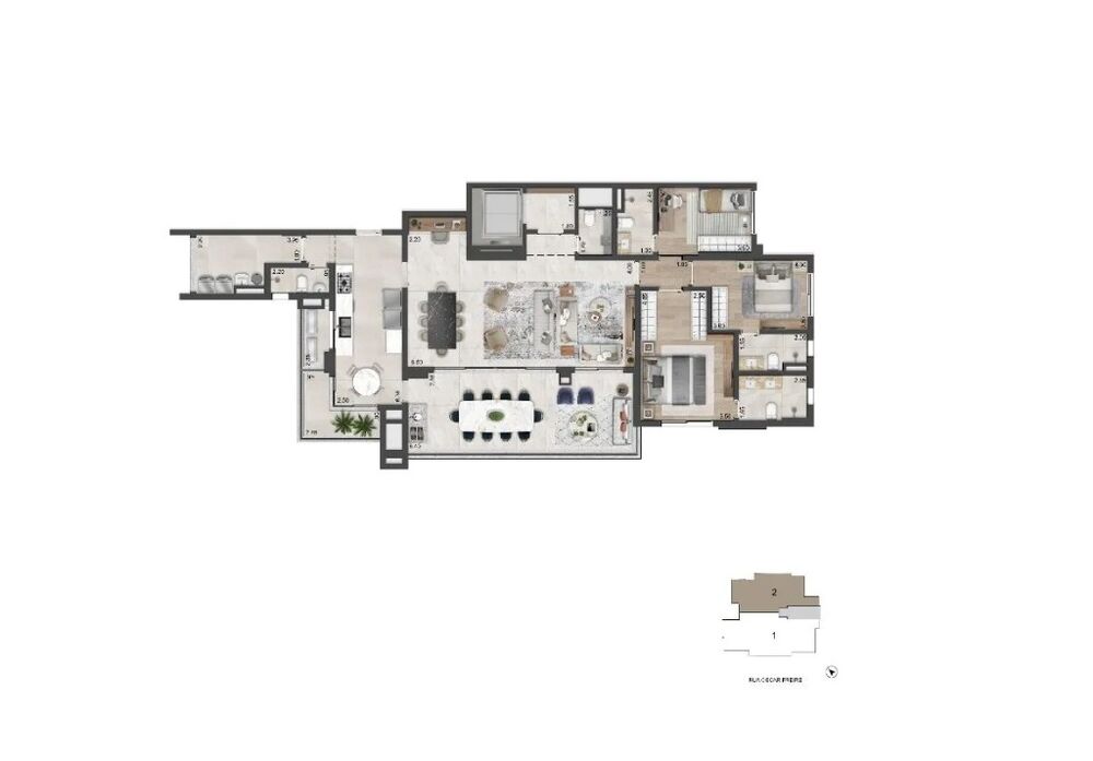 Apartamento à venda com 3 quartos, 174m² - Foto 9