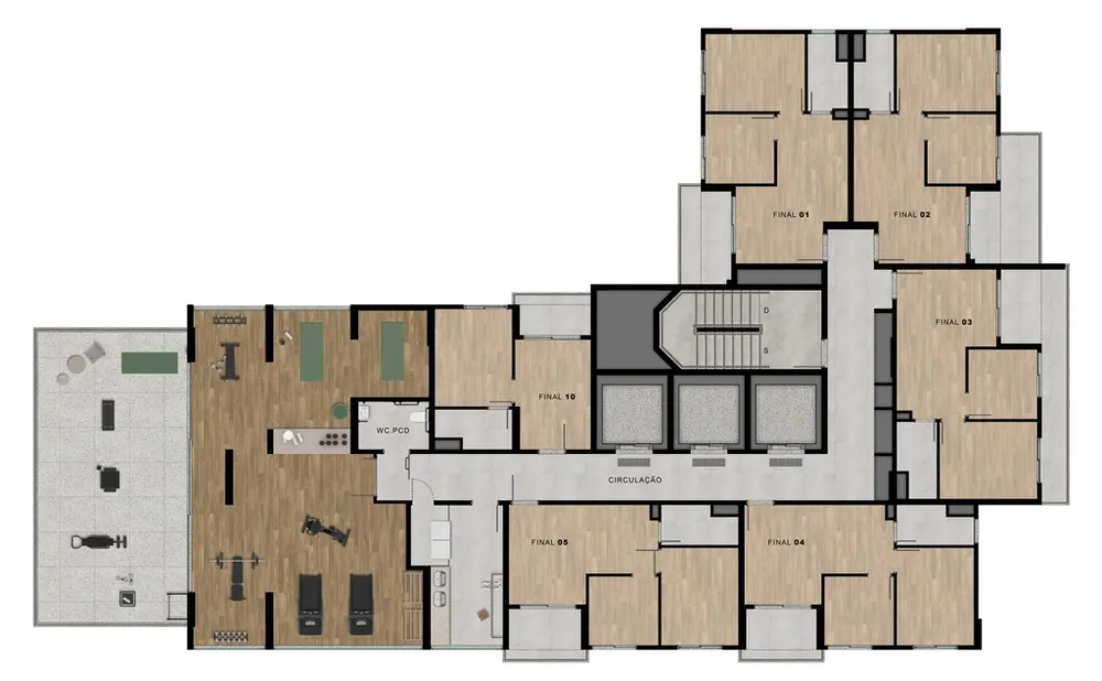 Apartamento, 2 quartos, 37 m² - Foto 6