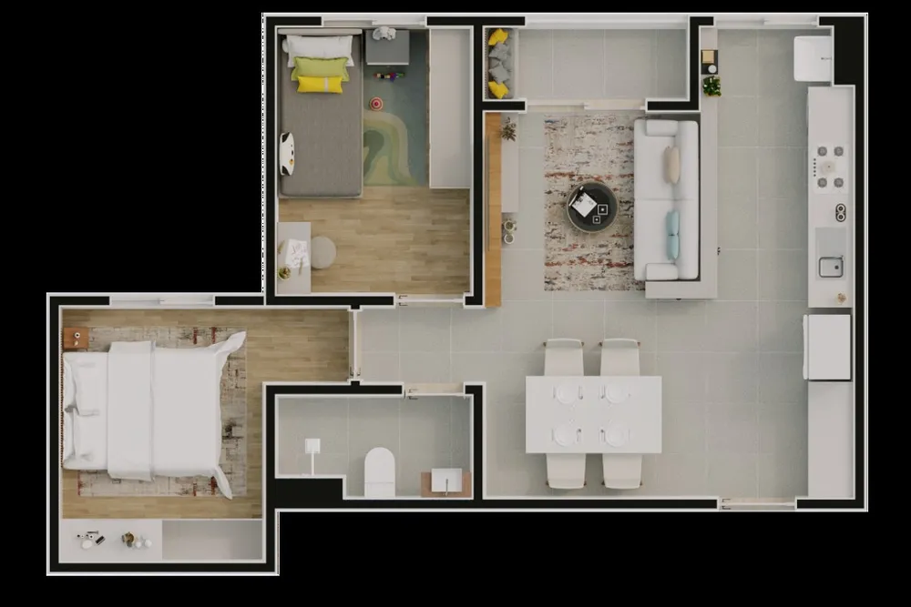 Apartamento, 2 quartos, 46 m² - Foto 8