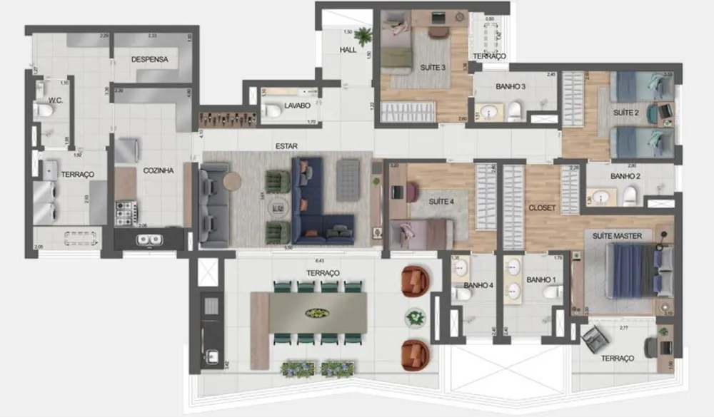 Apartamento, 3 quartos, 120 m² - Foto 10