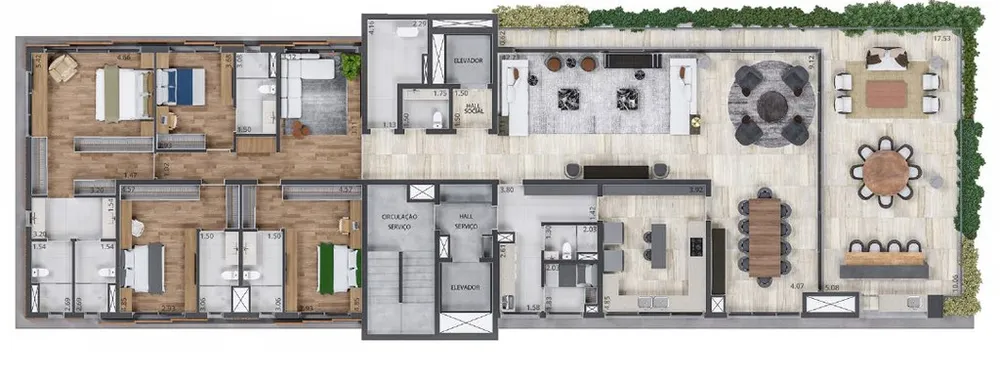 Apartamento, 4 quartos, 515 m² - Foto 6