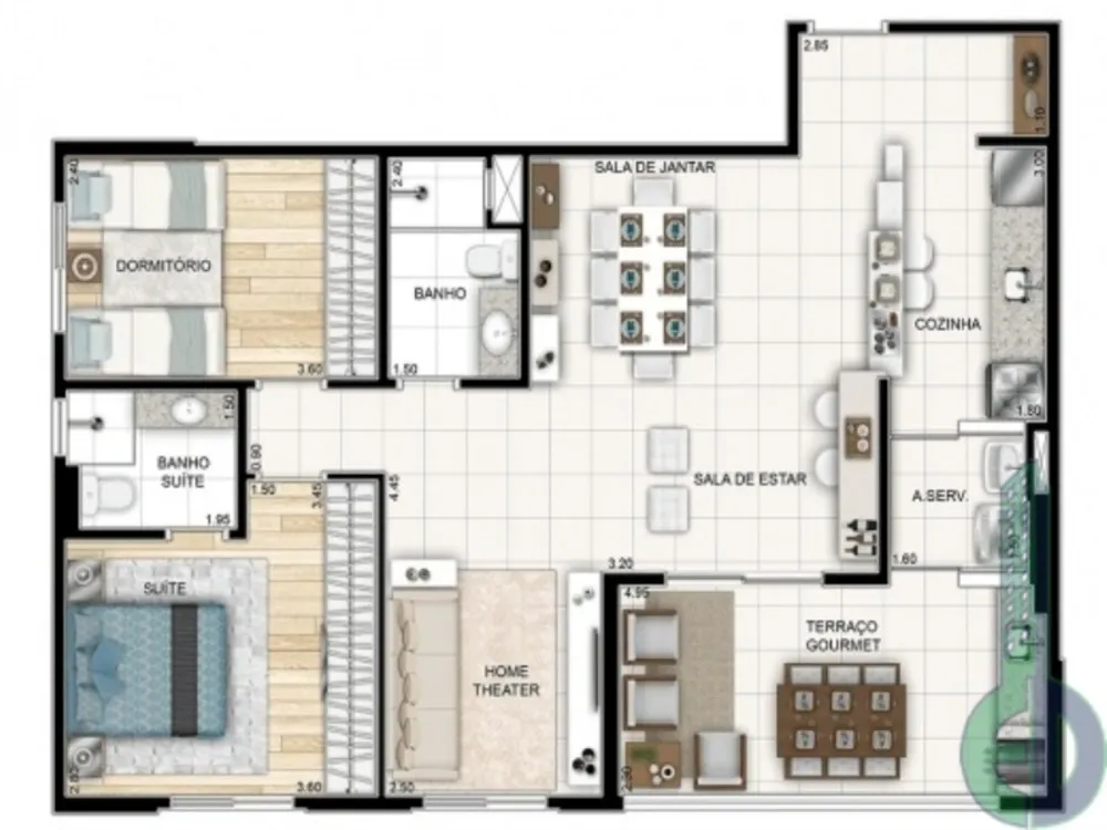 Apartamento, 3 quartos, 89 m² - Foto 11
