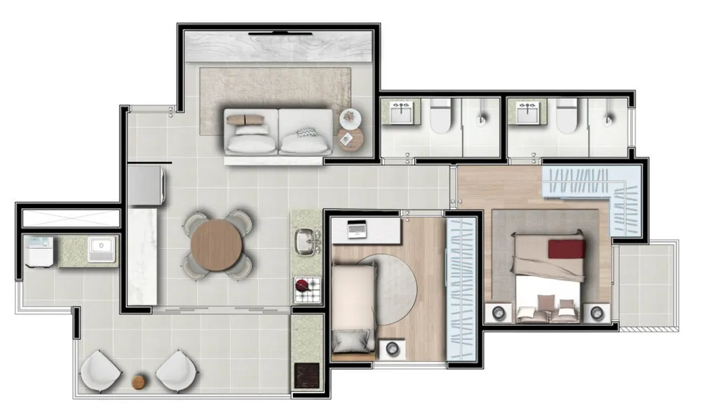 Apartamento, 3 quartos, 80 m² - Foto 12