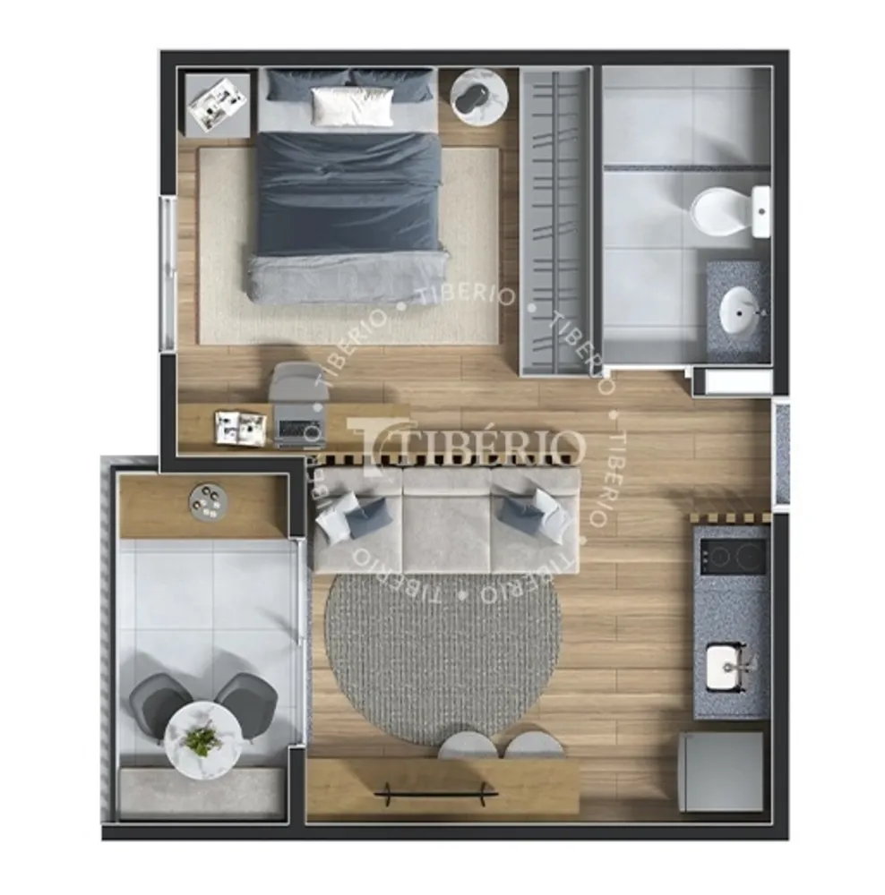Apartamento, 1 quarto, 38 m² - Foto 5