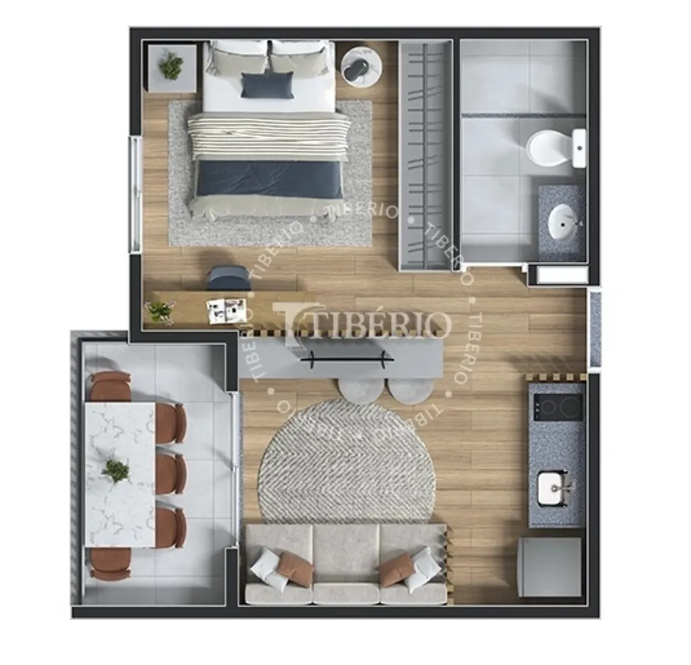 Apartamento, 1 quarto, 38 m² - Foto 7