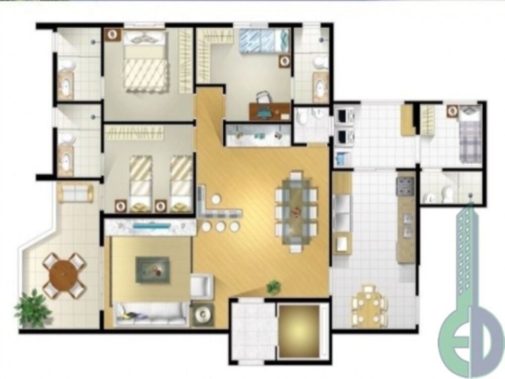 Apartamento, 3 quartos, 129 m² - Foto 6