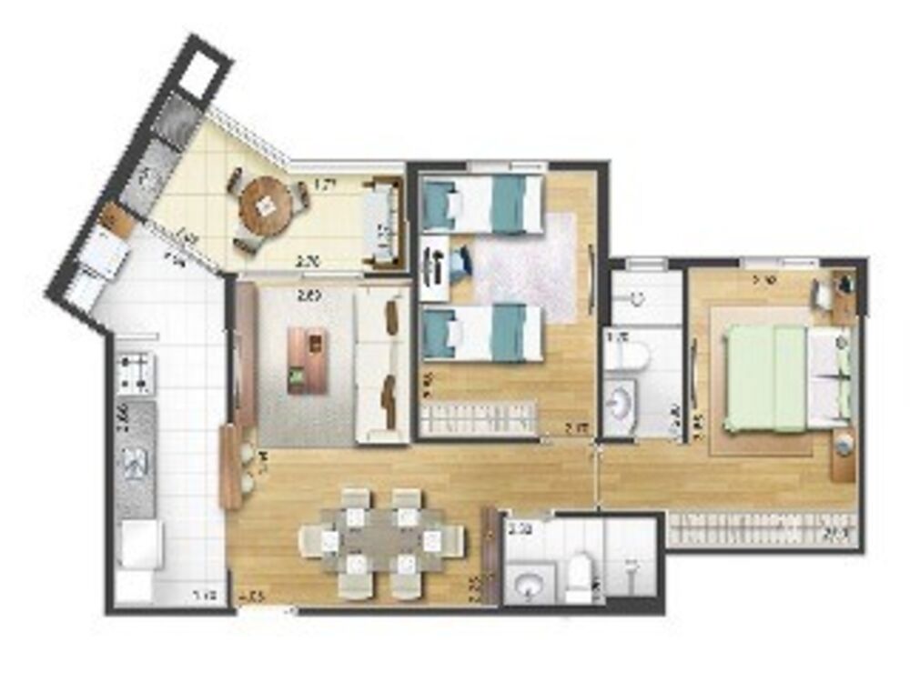 Apartamento, 2 quartos, 82 m² - Foto 11