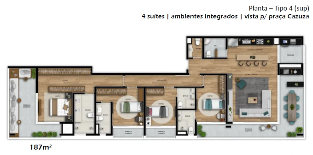 Apartamento, 3 quartos, 126 m² - Foto 6