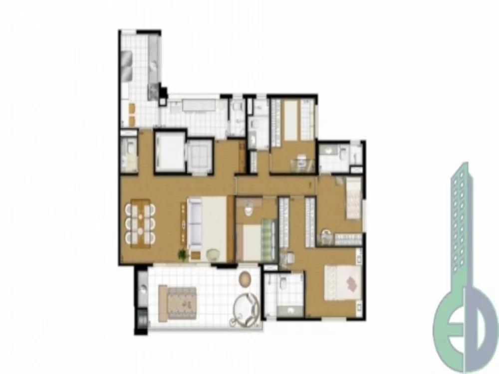 Apartamento, 3 quartos, 123 m² - Foto 4