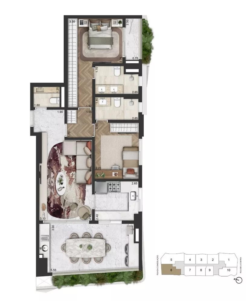 Apartamento, 3 quartos, 148 m² - Foto 8