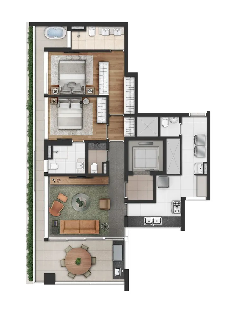 Apartamento, 3 quartos, 150 m² - Foto 3