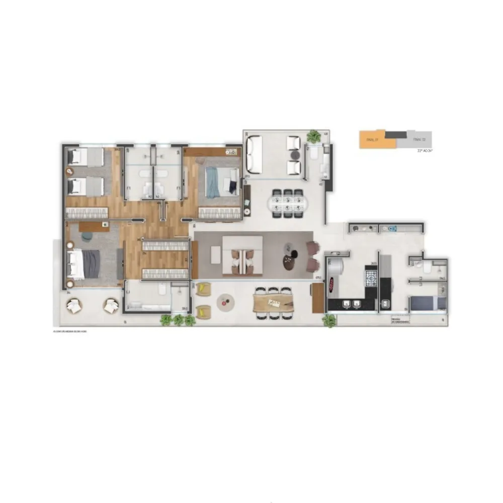 Apartamento, 3 quartos, 93 m² - Foto 8