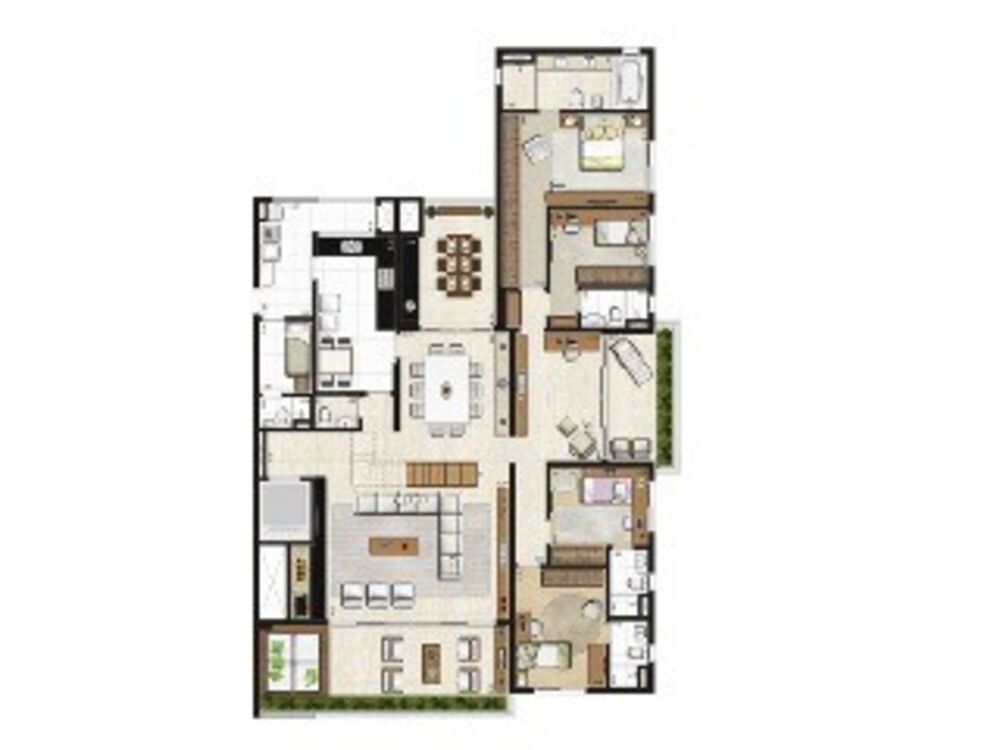 Apartamento à venda com 4 quartos, 275m² - Foto 1