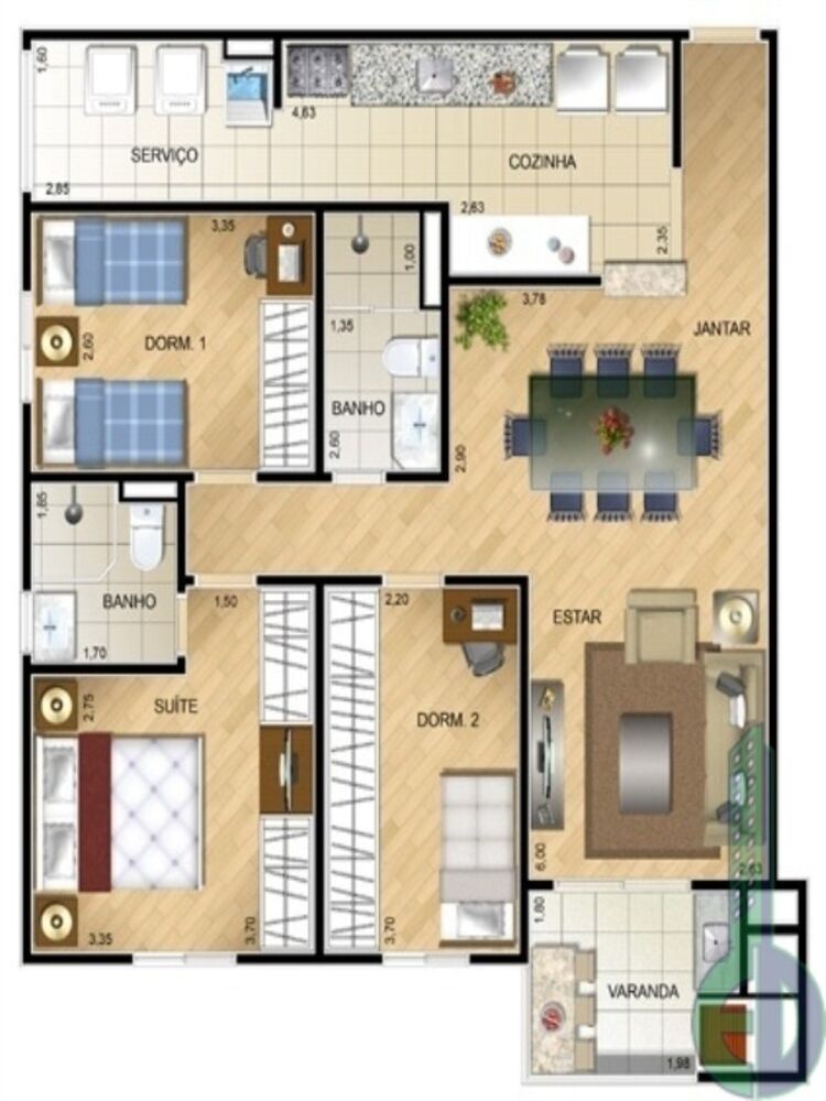 Apartamento à venda com 3 quartos, 84m² - Foto 17